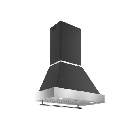 Bertazzoni K90 HER T X + KC36 HER T NE Απορροφητήρας Καμινάδα 752cm/h 90cm Μαύρο/Inox 8059304880353 